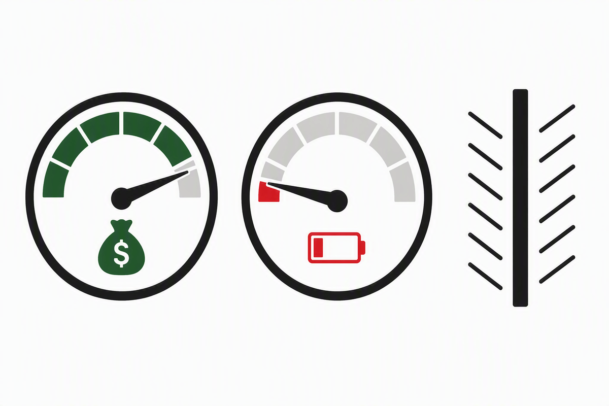 Name the constraint: money short, energy shorter