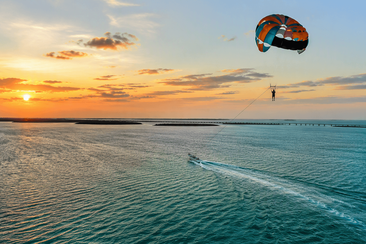 Land-and-air kicks: trails, views, and sunset rides