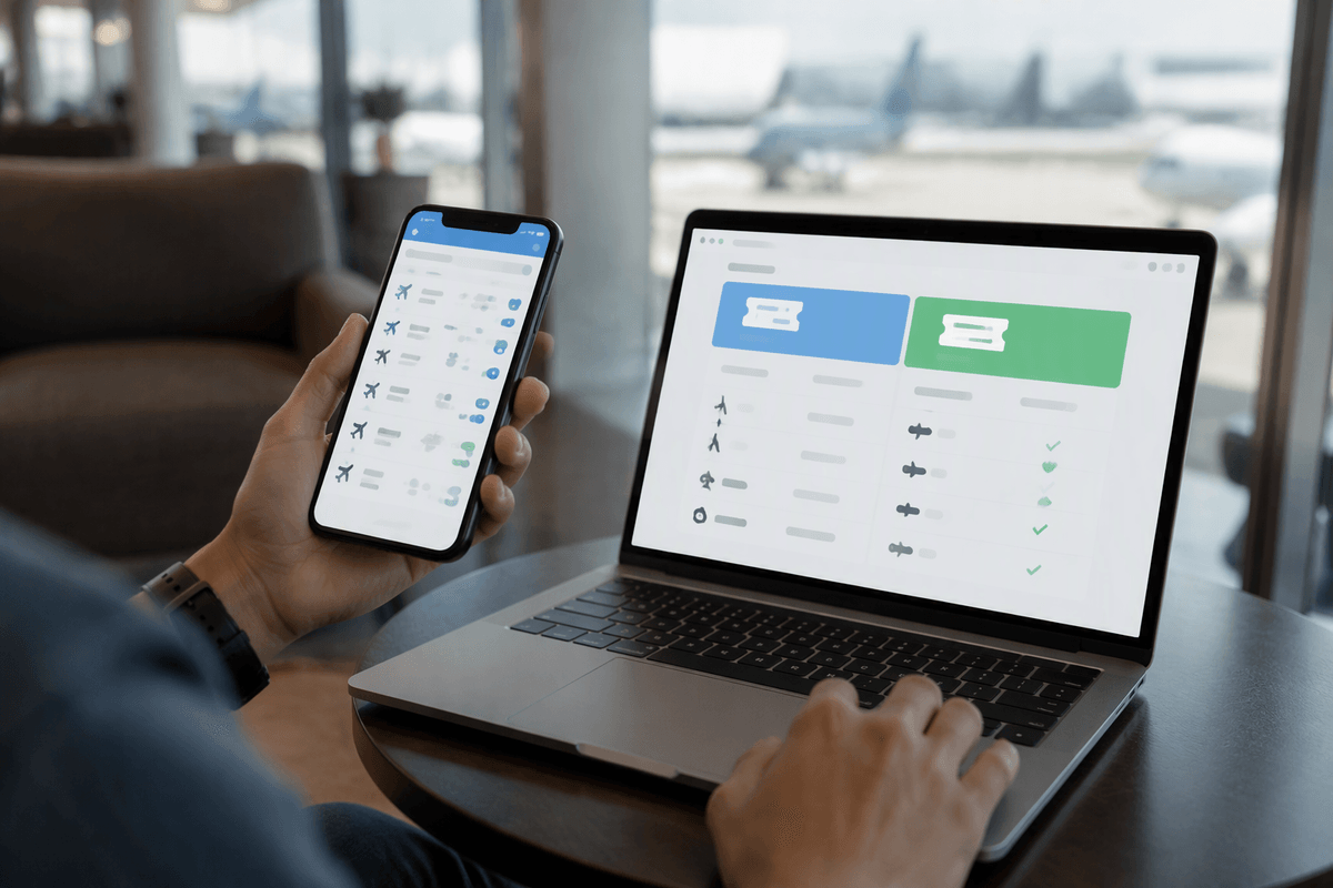 Flights: search, alerts, and booking sites