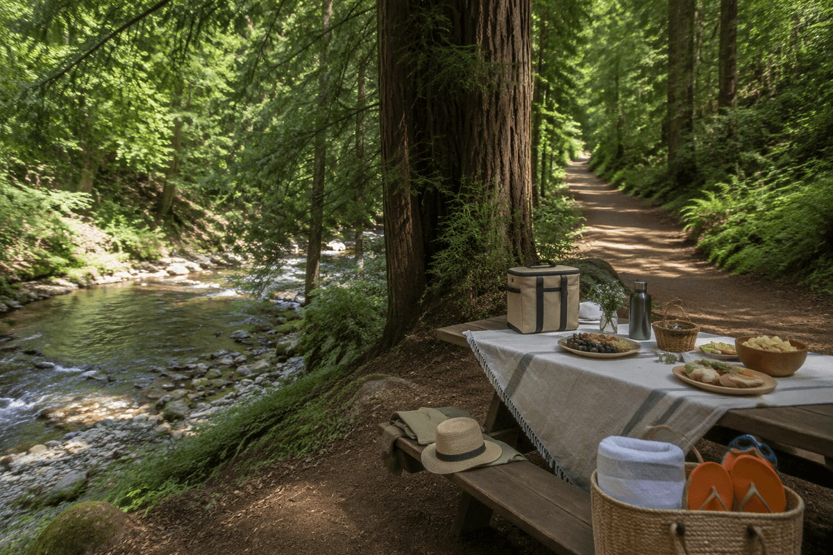 Day 1: Calistoga easy outdoors + splash time