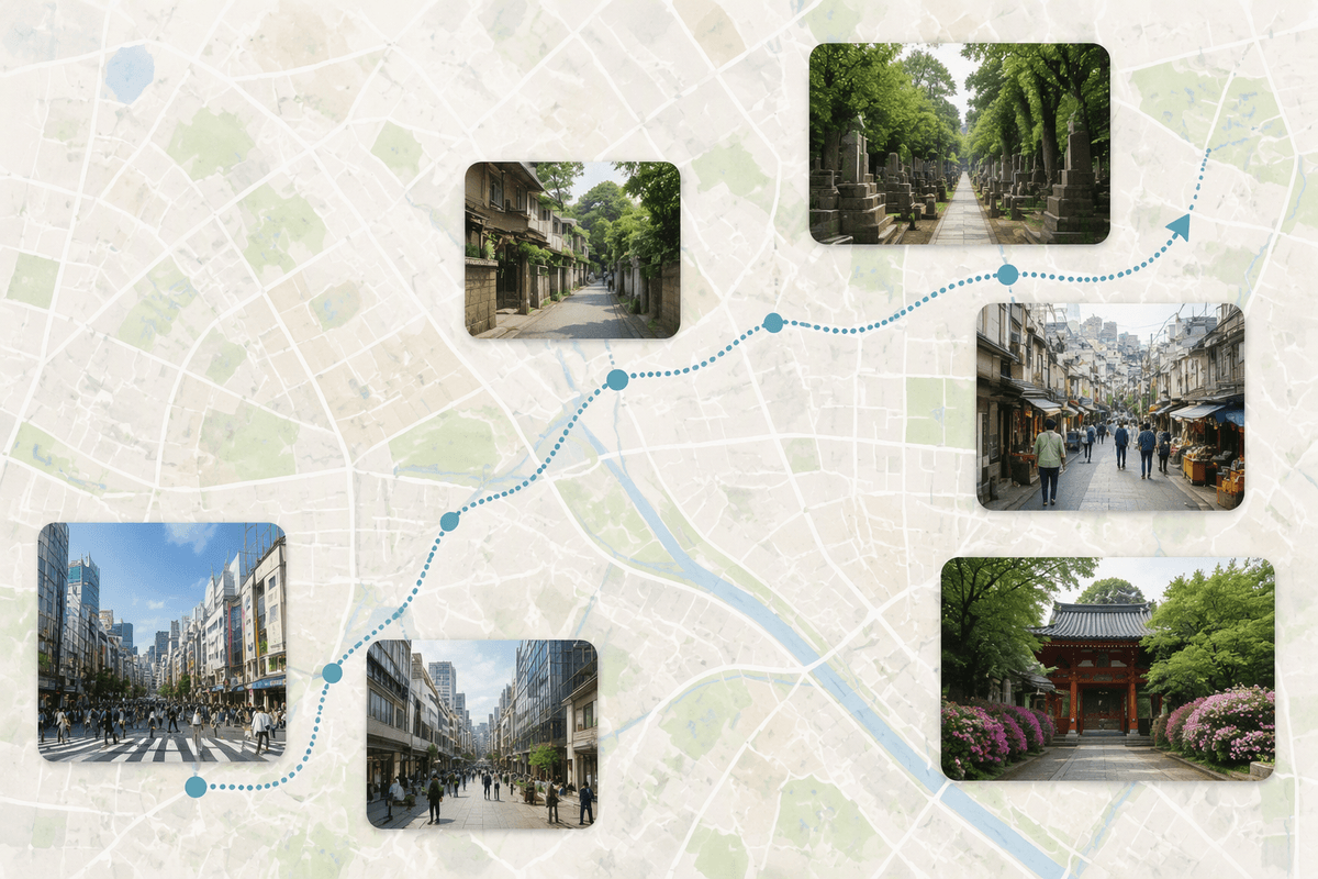 Build a half-day route without extra transit
