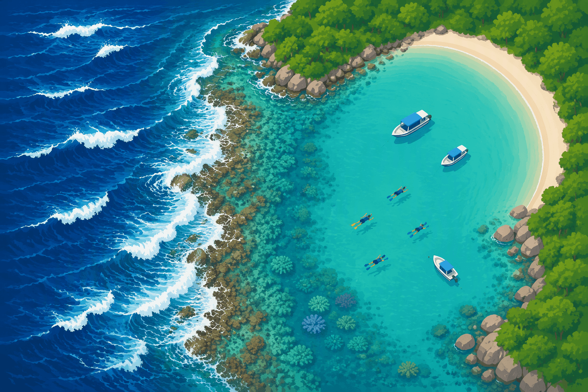 Underwater action: reefs, wrecks, and deep drops